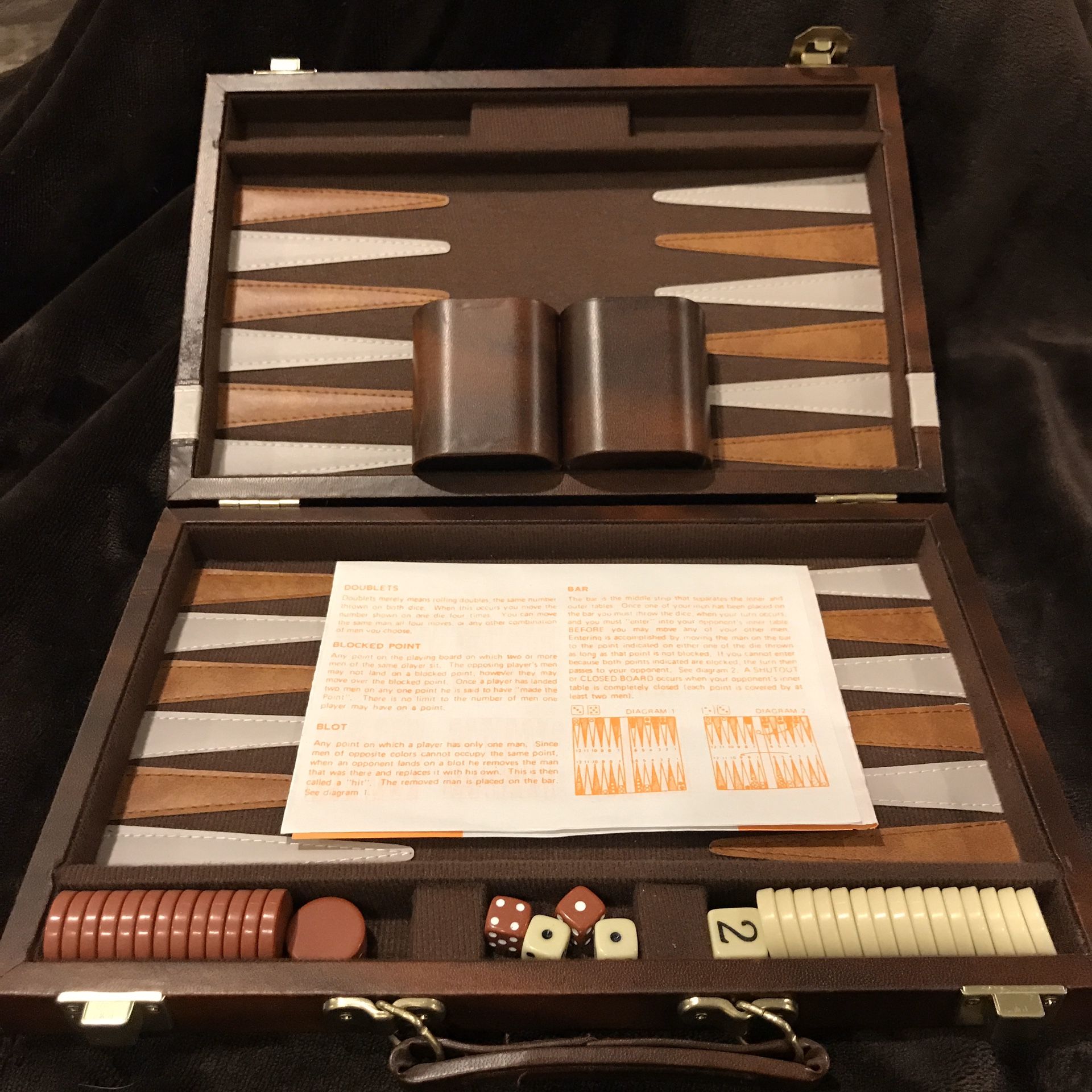 Vintage Backgammon Set