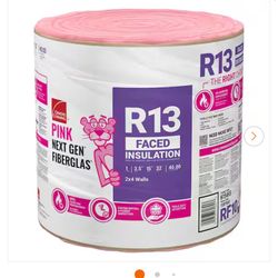 R- 13 Faced Fiberglass Insulation Roll 15 in. x 32 ft. (1 Roll)