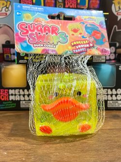 Orb Toys Glitter Duck Cube Glitter Squishy