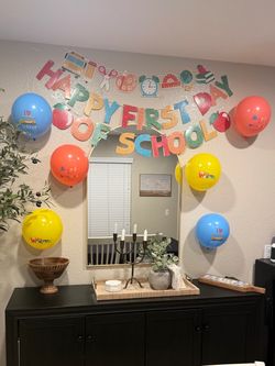 First day of school banner