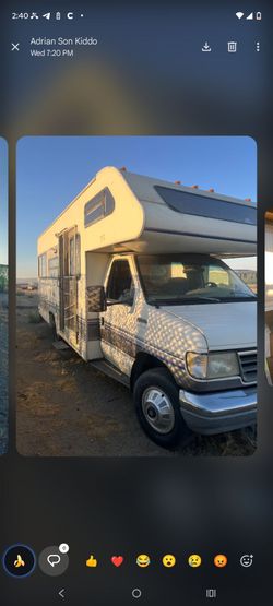 Non running motor home