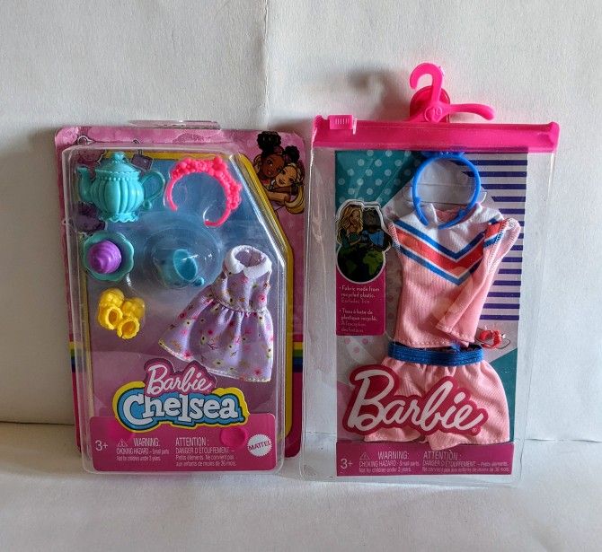 Barbie Chelsea Accessory Set And Barbie fashion pack sports clothes Set