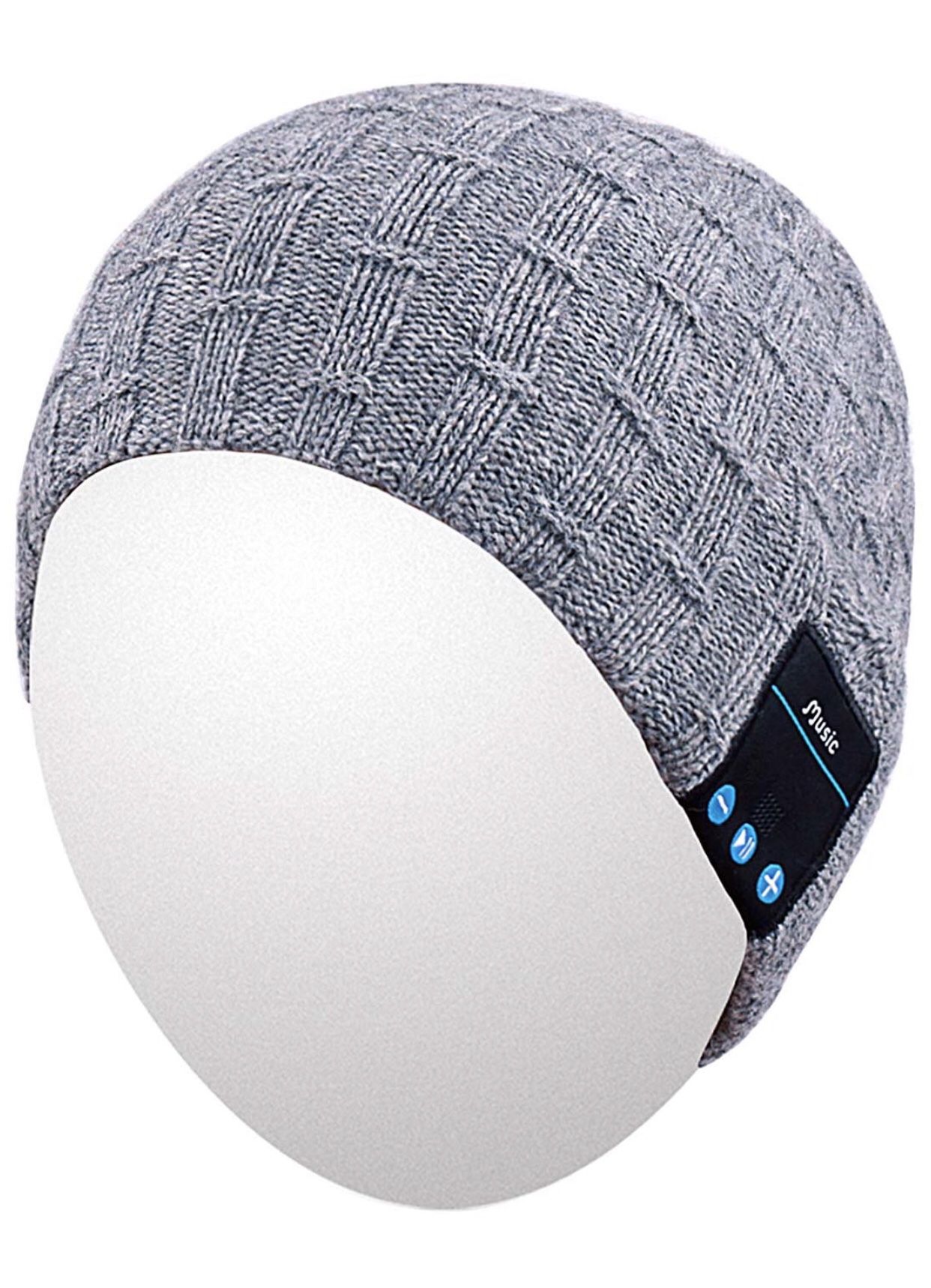 Music Beanie Hat with Bluetooth headphones and microphone