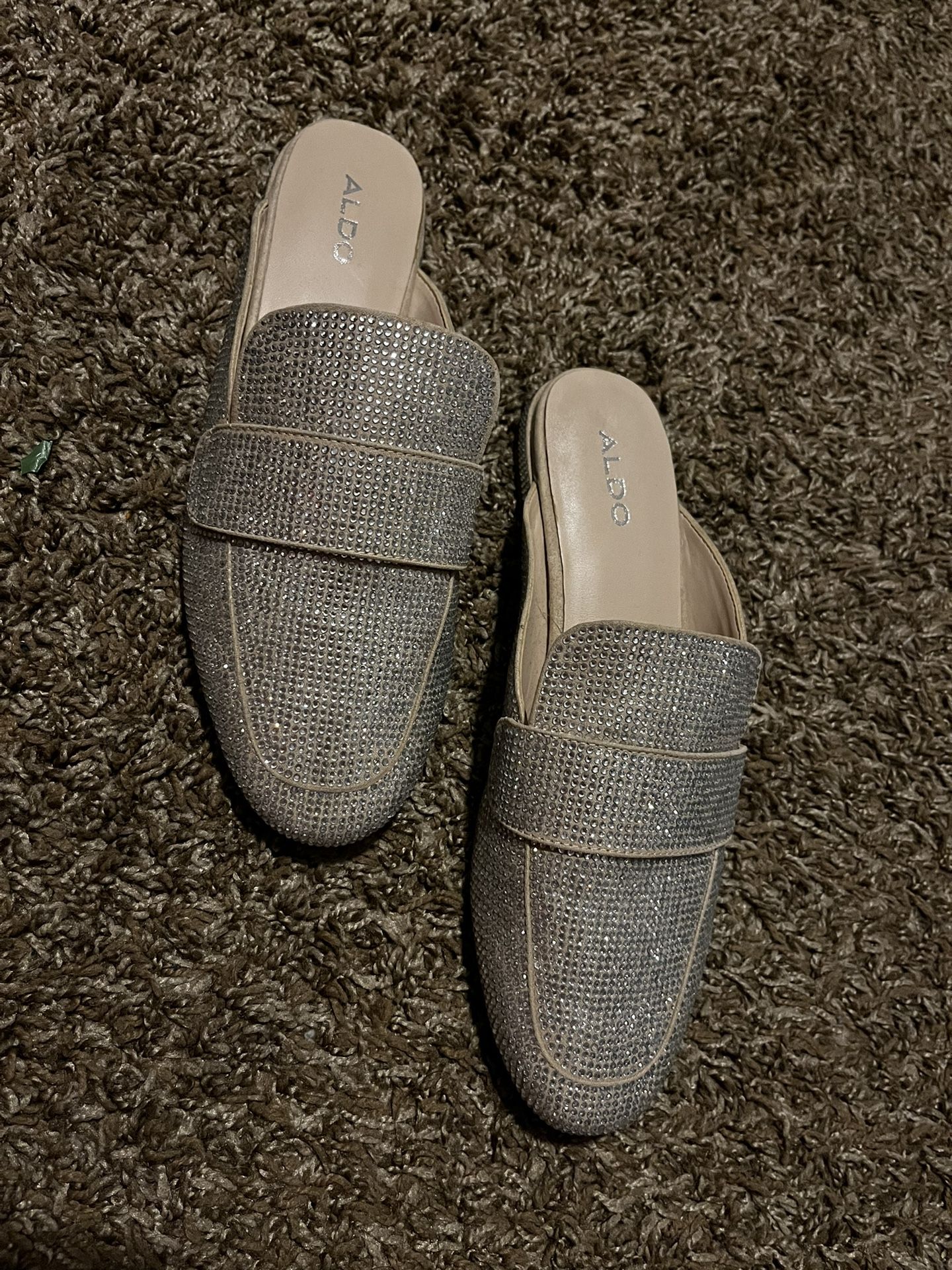 Aldo Women’s Rhinestone Mules