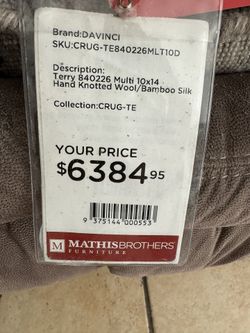 Mathis Brothers Rug