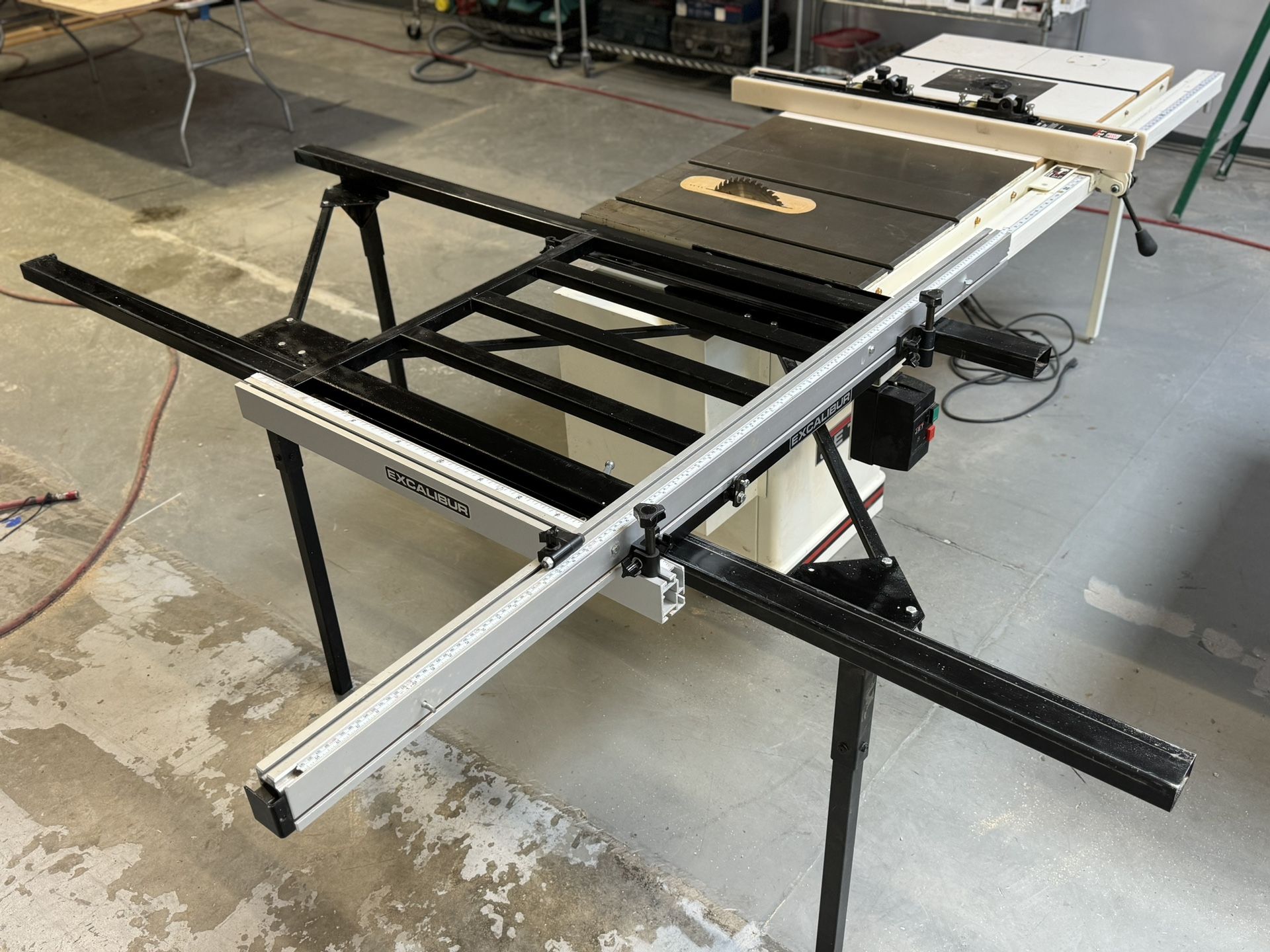 Table Saw Sliding Table Excalibur Brand