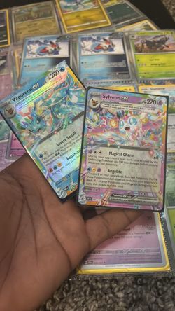 Vaporeon EX & Sylveon EX Pokémon Cards