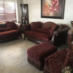 Solid Wood Vintage Look Couches 