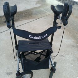 OasisSpace Upright Foldable Walker For Seniors 