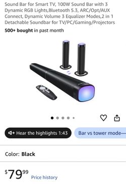 New soundbar