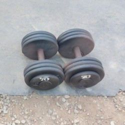 70lb Dumbbells 