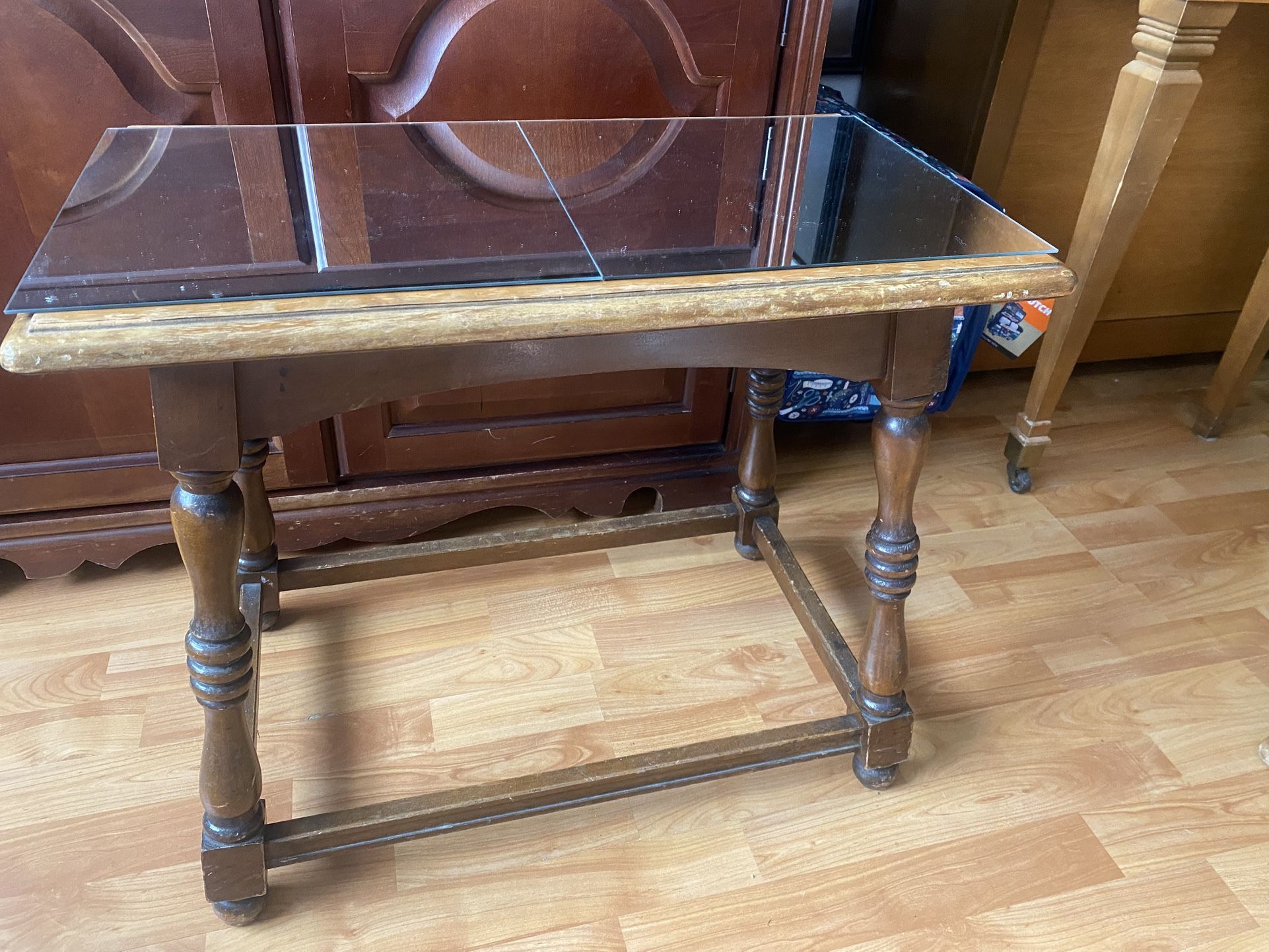 Mirror console table