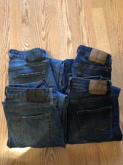 American Eagle boys blue jeans