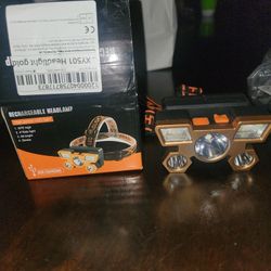 RECHARGABLE HEADLAMP NEW