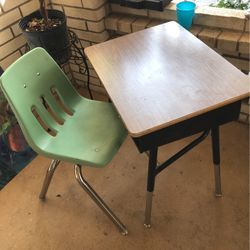 Adjustable  Desk 25   Chair 7.00