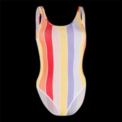 NIKE RAINBOW STRIPED TANK BODYSUIT