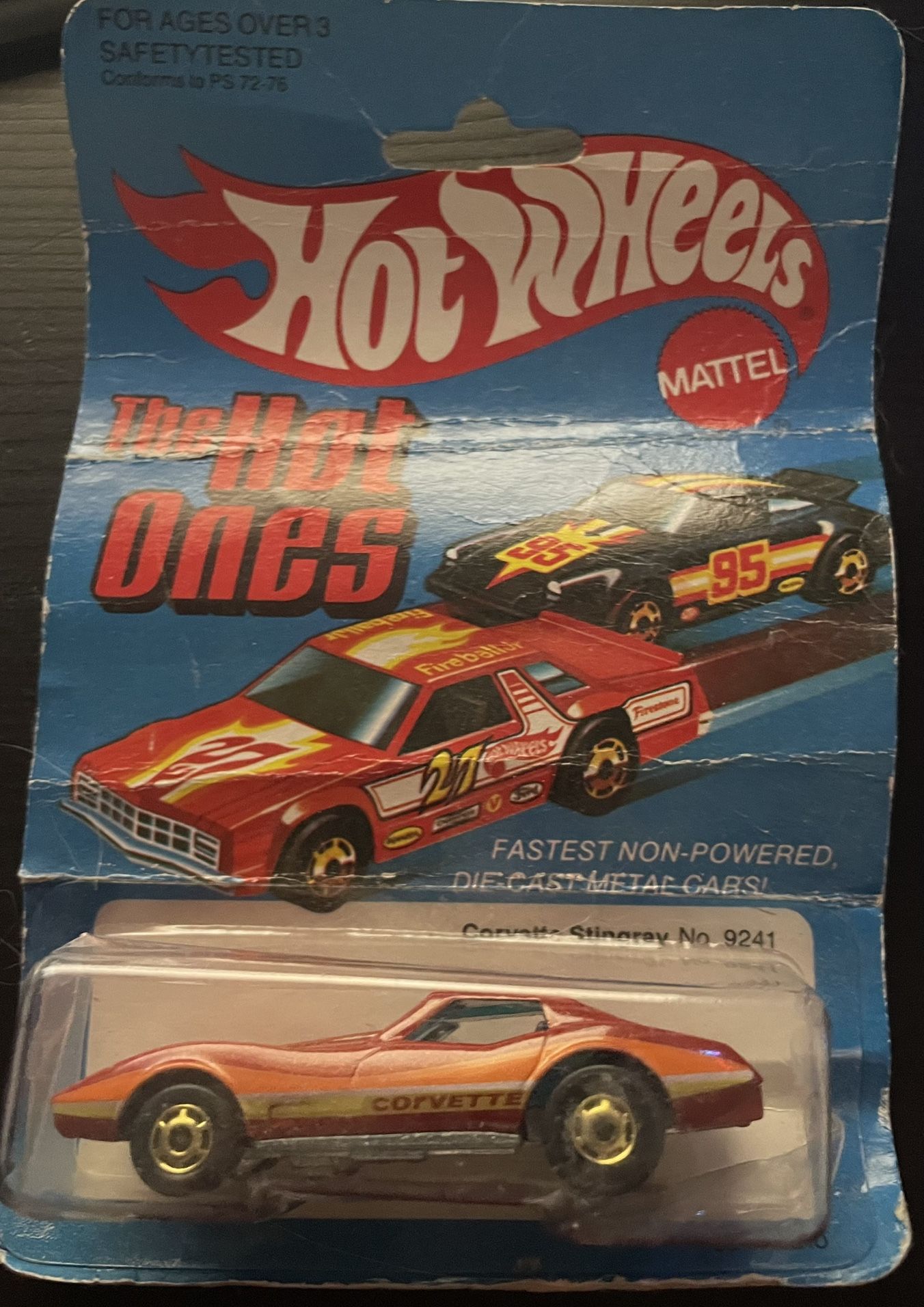 Hot Wheels 1981 Corvette Stingray (No. 9241) Sealed Worn Box