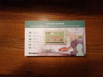 Sungale WiFi Kitchen Display 8 HD IPS Screen...Sticks To Refrigerator