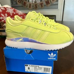 (NEW) Adidas Women’s SL Andridge 'Semi Frozen Yellow' Shoes -Size 8 (# EG6842)