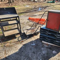 Metal Shop Carts And Storage 
