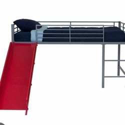 Twin Loft Bed With Slide