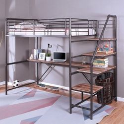 Brand New Twin Size Loft Bed w Workstation