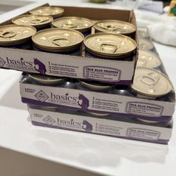 Wet Cat Food Cans-Blue Buffalo Basics Indoor Cat Duck And Potato Entree