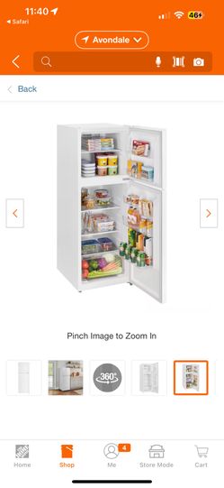 Vissani 10.1 cu. ft. Top Freezer Refrigerator in White