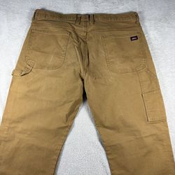 Vintage Dickies Pants Men’s 40x32 Faded Brown Carpenter Straight Y2K #1446