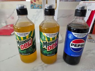 Sodastream Pepsi and mountain dew bottle drink mix (440 ml)