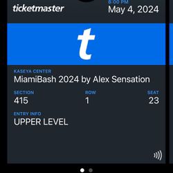 Miami Bash 2024 Tickets For 2 