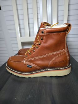 Duradero New Buckhannon Unlined Moc Soft Toe Work Boots 1633CU Men's Size 10 M
