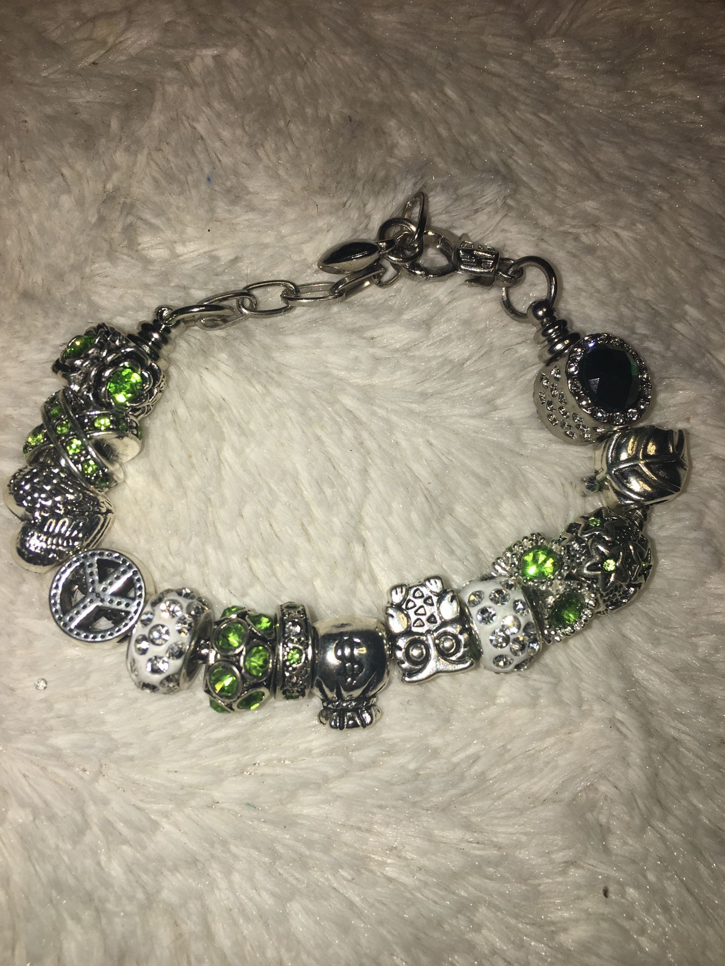 Green Pandora bracelet