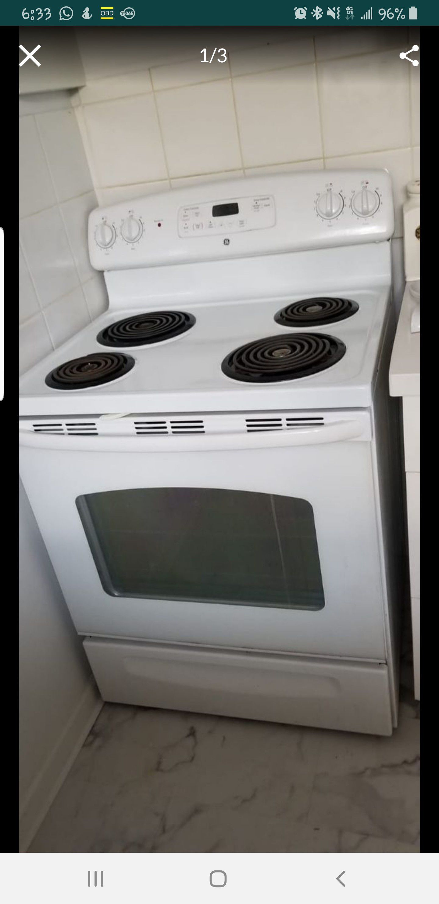 Free stove and refrigerator free