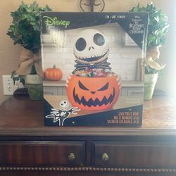 Jack Skeleton/nightmare Before Christmas Large Candy Bowl 