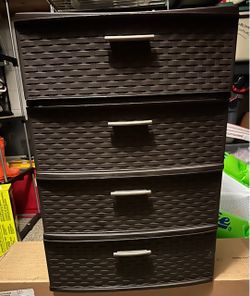 4 drawer plastic cabinet