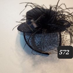 Velvet Mini Bowler Hat