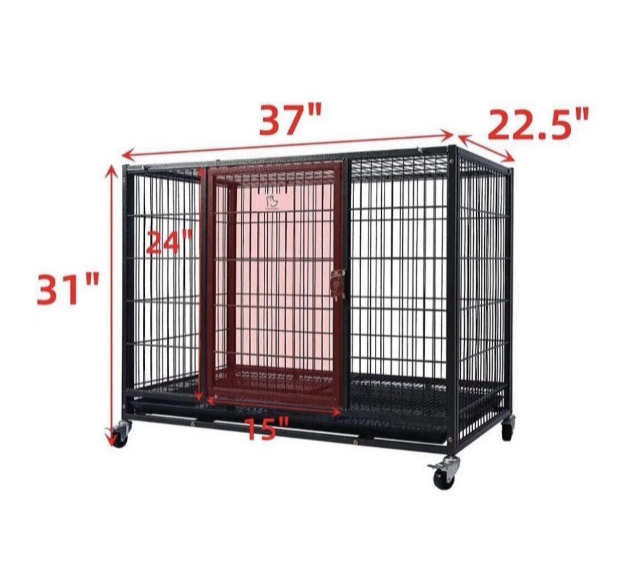 NEW Heavy Duty! Dog 🐕 Kennel 🐕 Cage With Wheels ‼️🐾🐕⭐️🐕‍🦺
