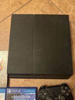Sony PlayStation 4 Console with Controller and Games