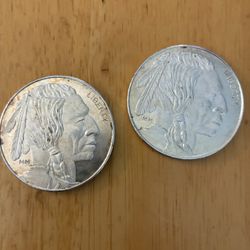 2-1oz Silver Buffalo 