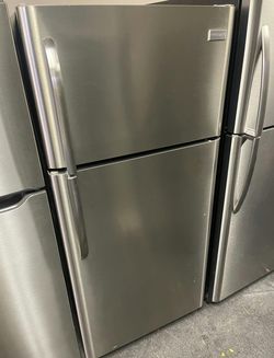 Frigidaire Top Freezer Refrigerator Stainless Steel