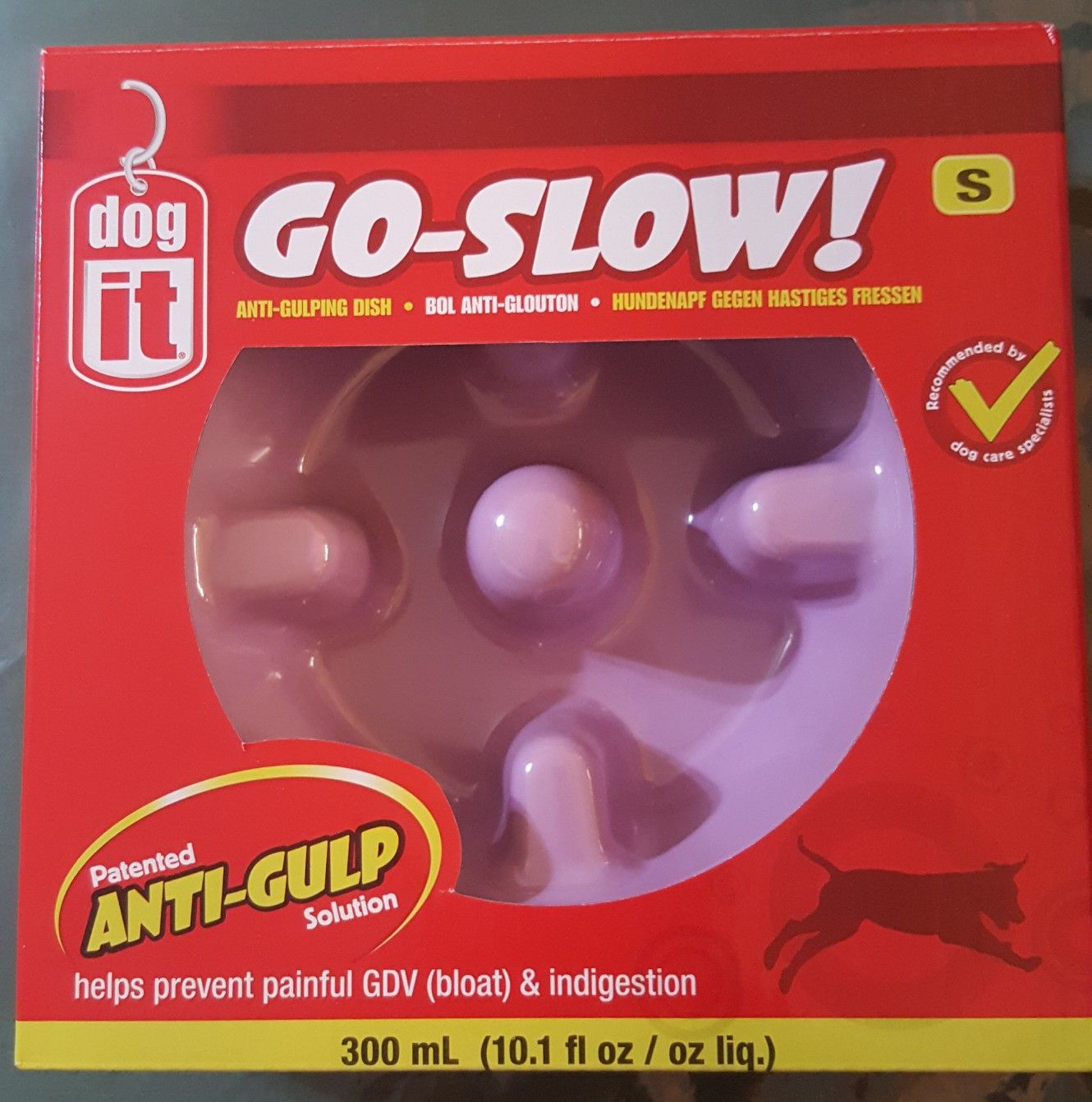 Slow feeder dog bowl