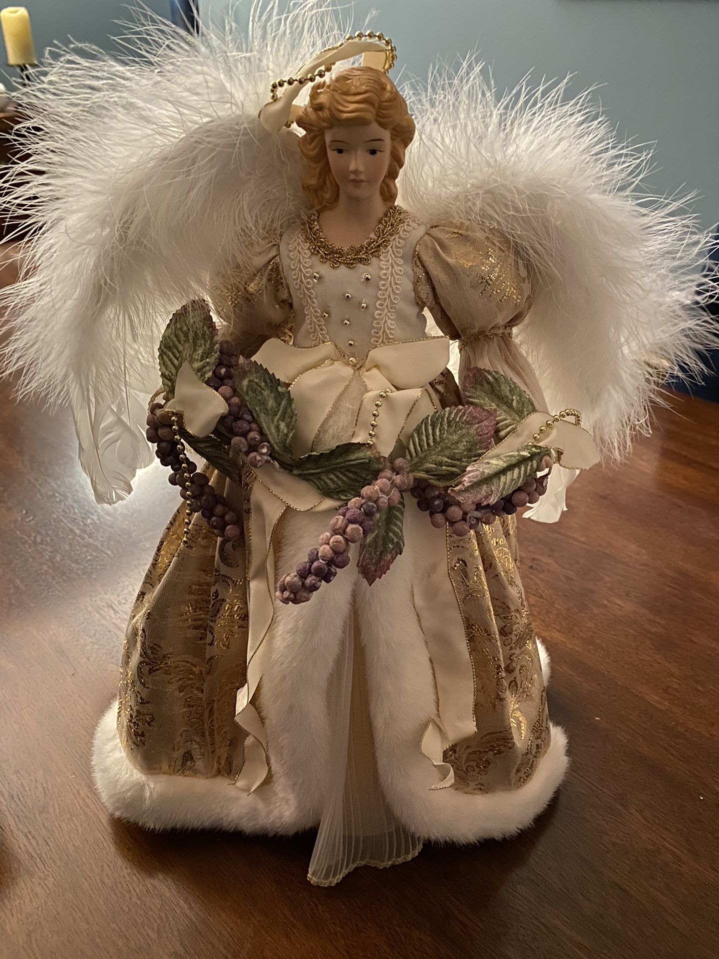 Angel Tree Topper Or Use For Display 16.5” Height