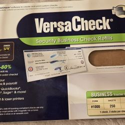 Security Business Check Refills