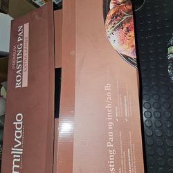 Millvado 19" Roasting Pan with Domed Lid - New in Box