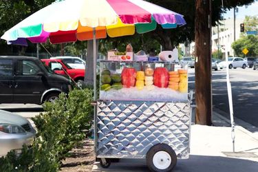 Roadside street vendors Fruit vendor carts Carro de fruta FV50