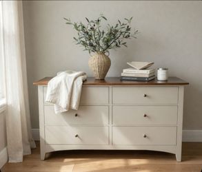 Vintage Kincaid Gathering House Solid Wood Taupe Dresser - Changing Table