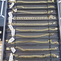 10k And 14k Bracelets 