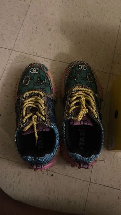 Bedazzled sneakers