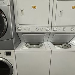 FRIGIDAIRE 27” WASHER AND DRYER STACKABLE 